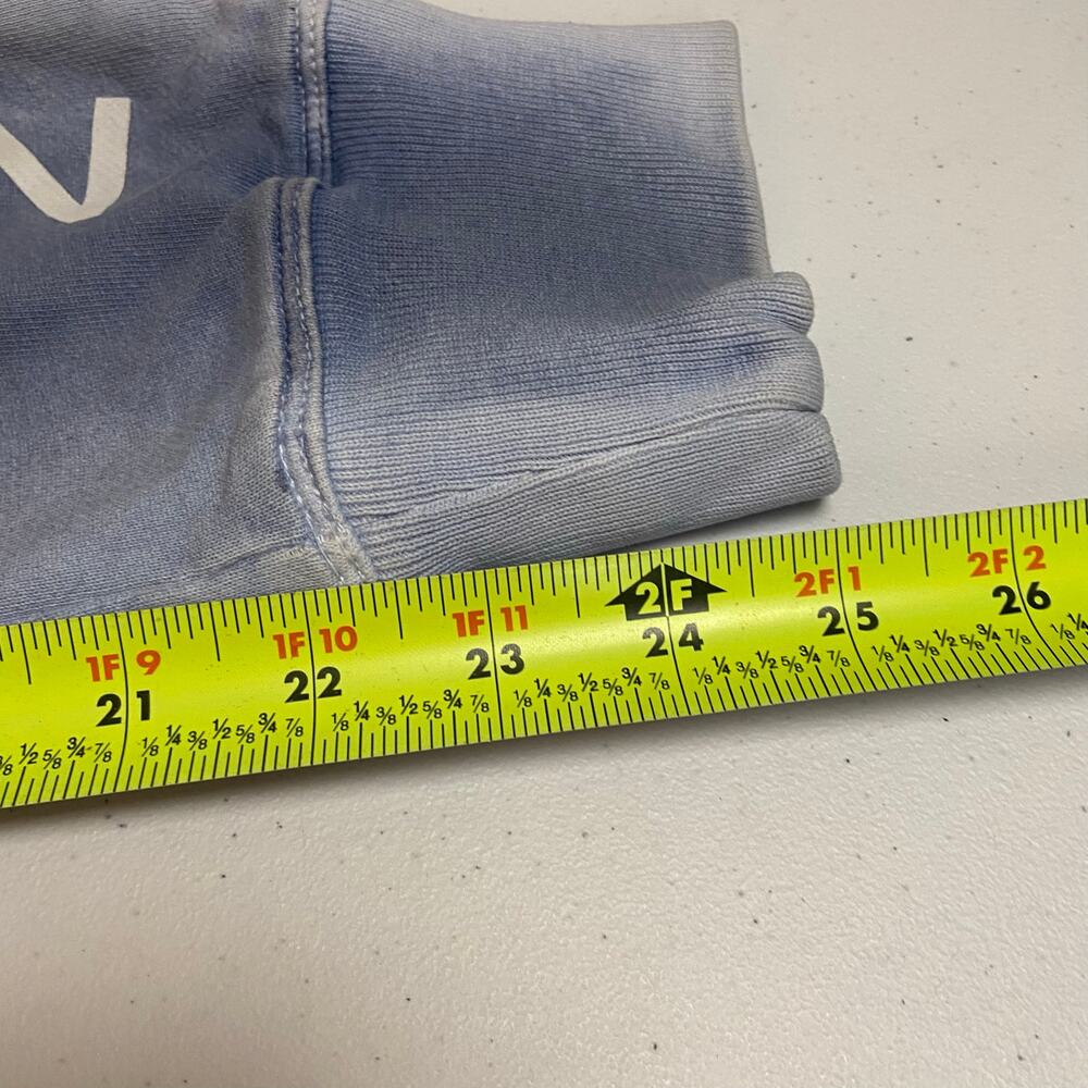 Lauren Ralph Lauren Women’s Blue French Terry Jogger Pants Logo Preppy Small - Picture 13 of 14